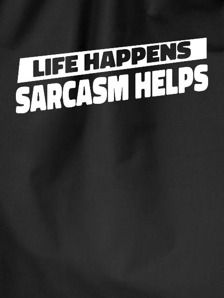 Black humor sarcasm
