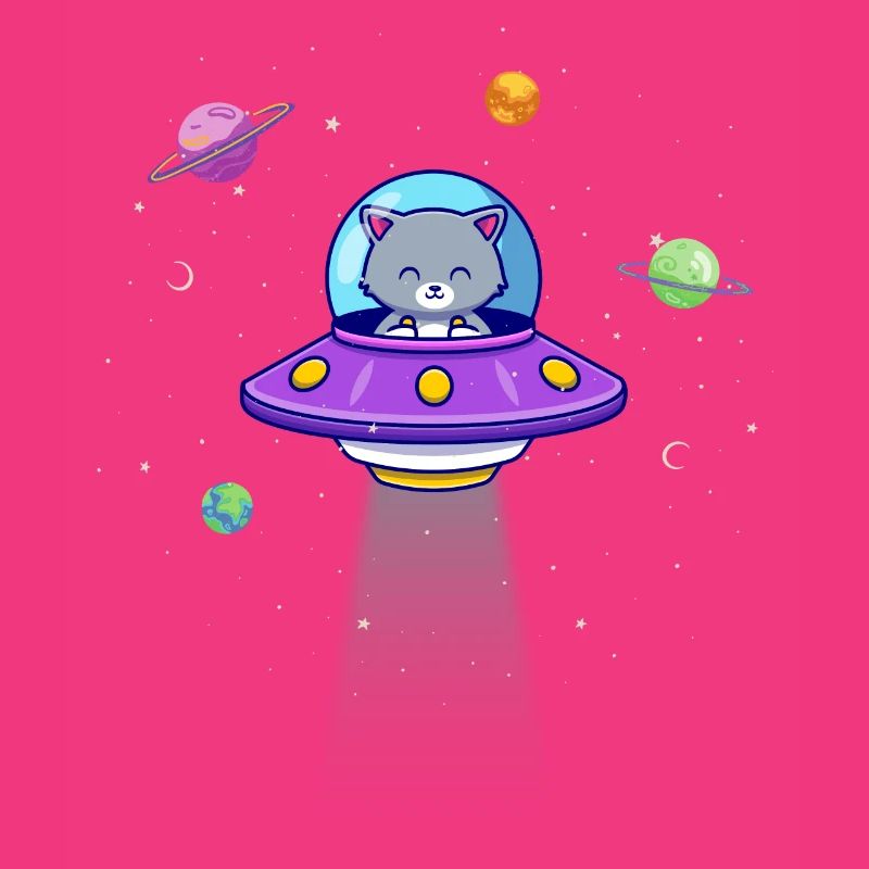 Chat dans l’espace