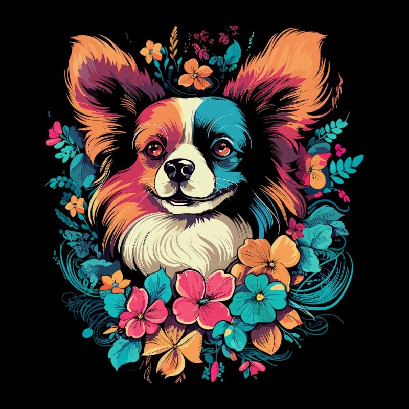 Papillon Chien Cadeau