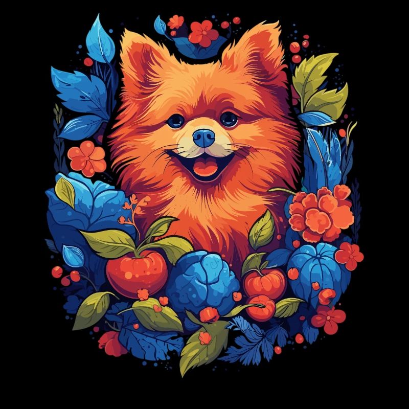 Pomeranian Hund Geschenk