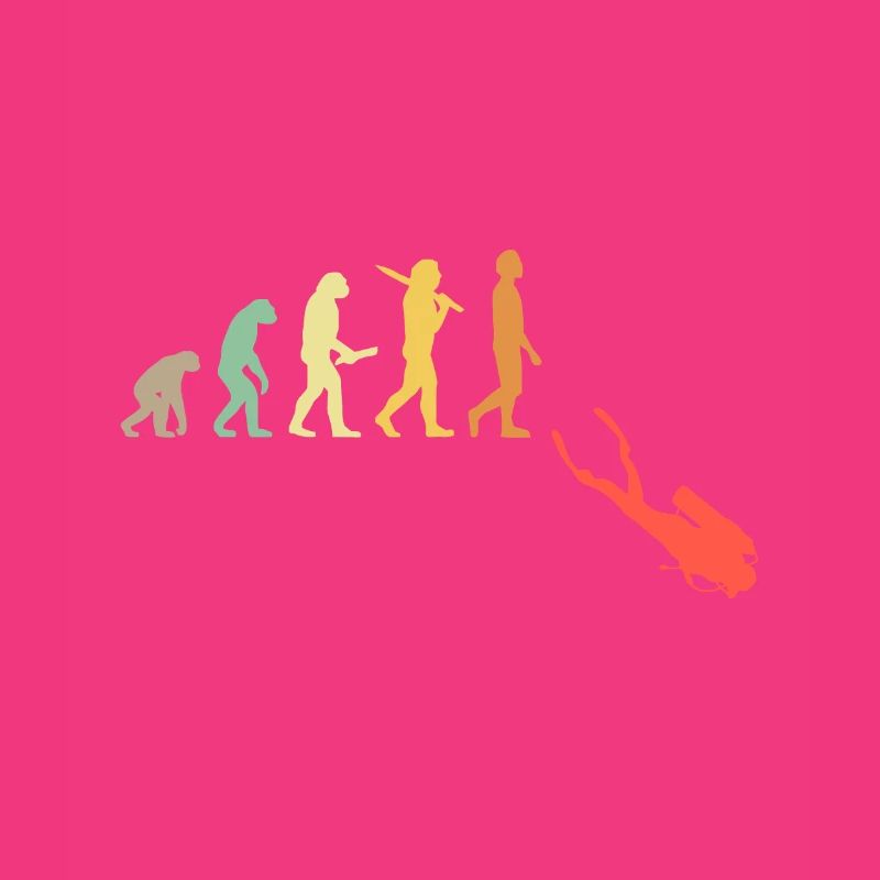 Retro Diving Evolution Gift