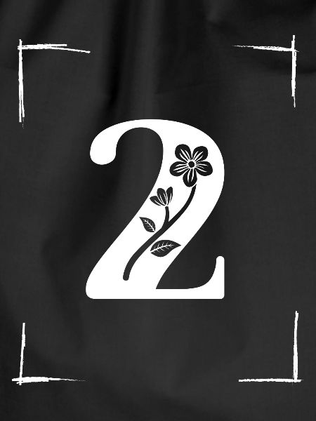 number 2 initial
