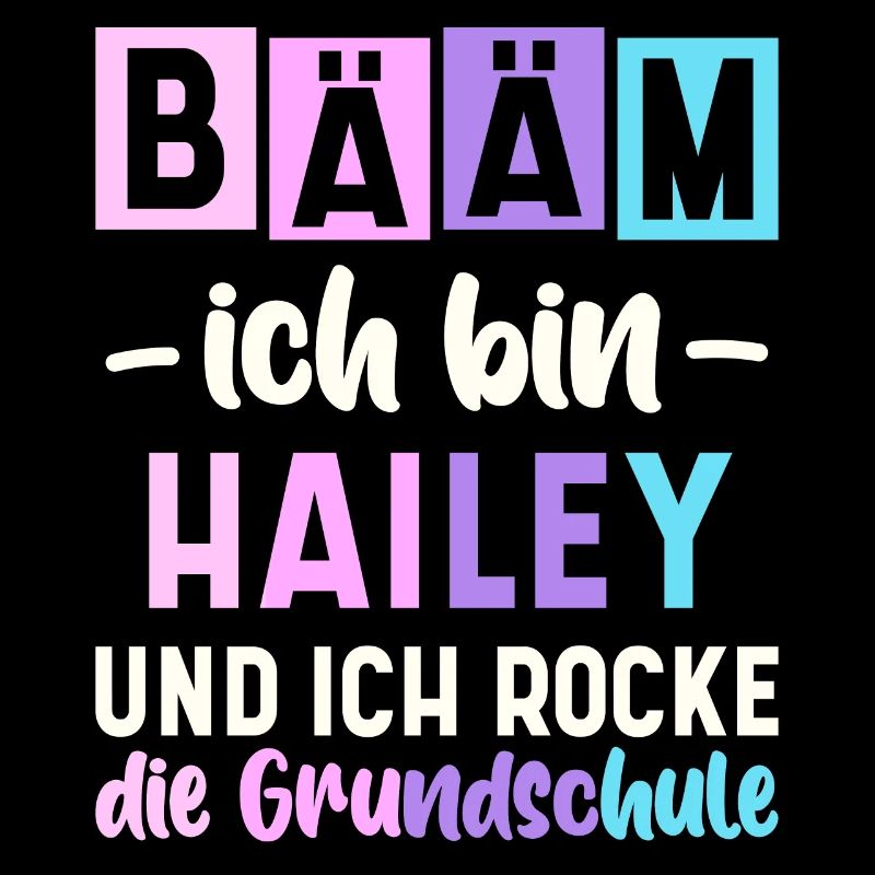 Name Hailey Geschenk Grundschule