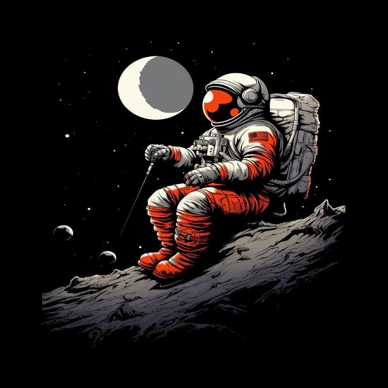 Astronaut on the moon