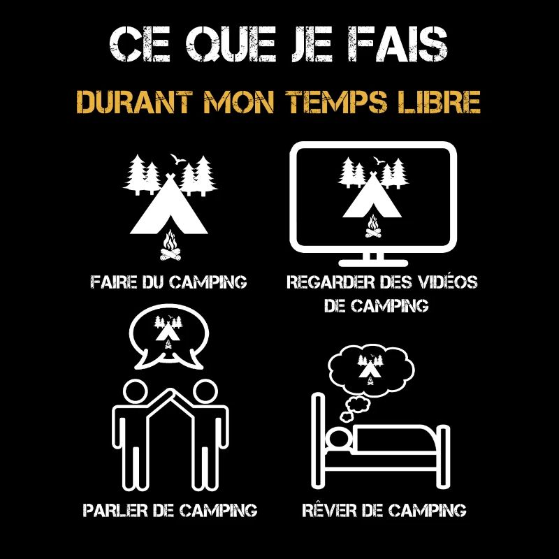 camping temps libre humour