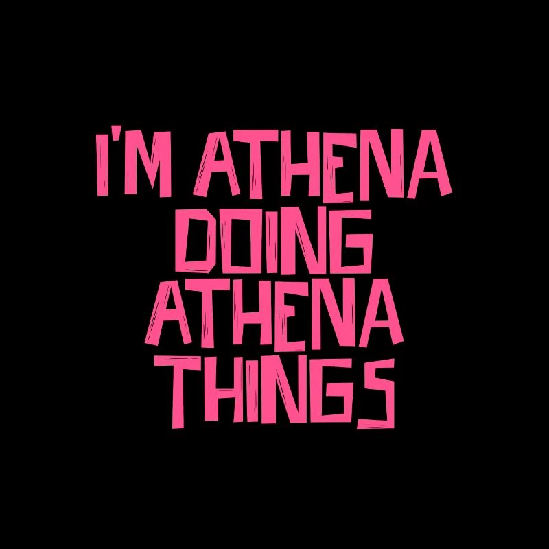I'm Athena doing Athena things