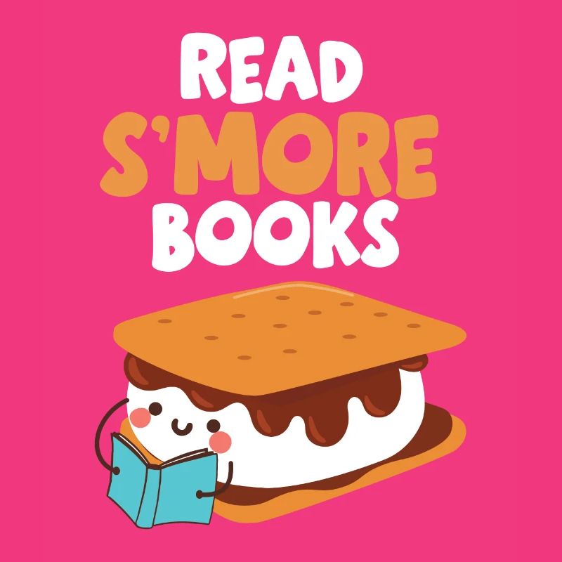 Marshmallow Camping Campfire Funny Read Smore Book