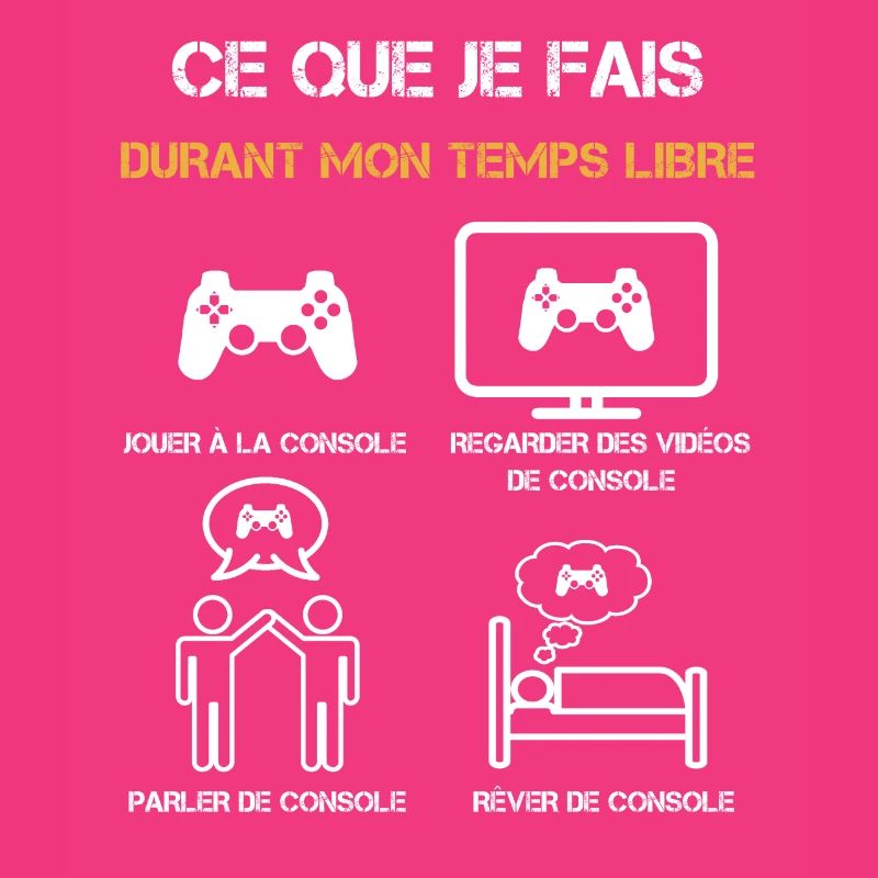 console temps libre humour
