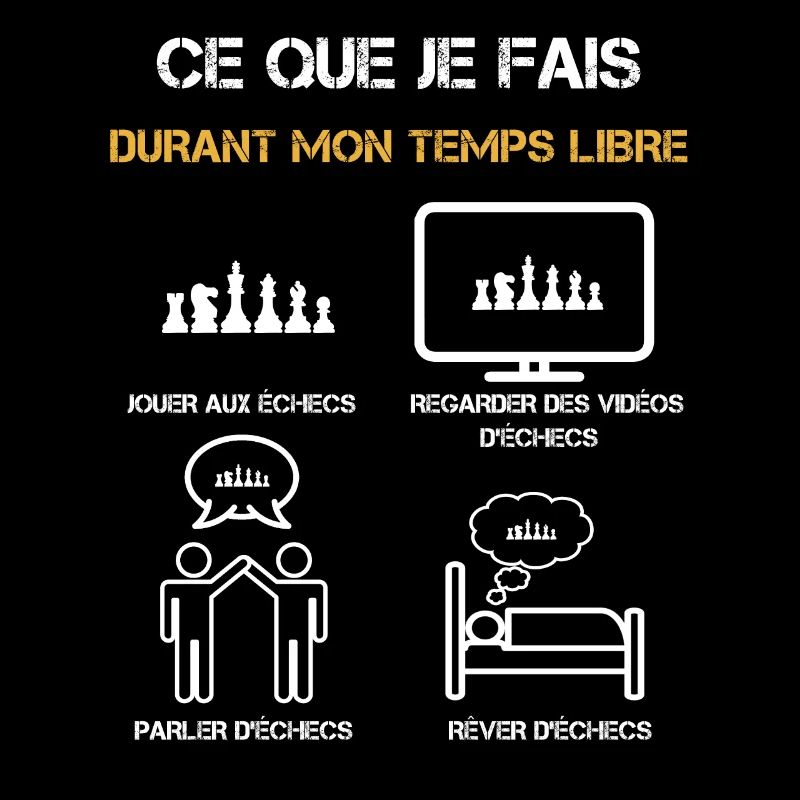échecs temps libre humour