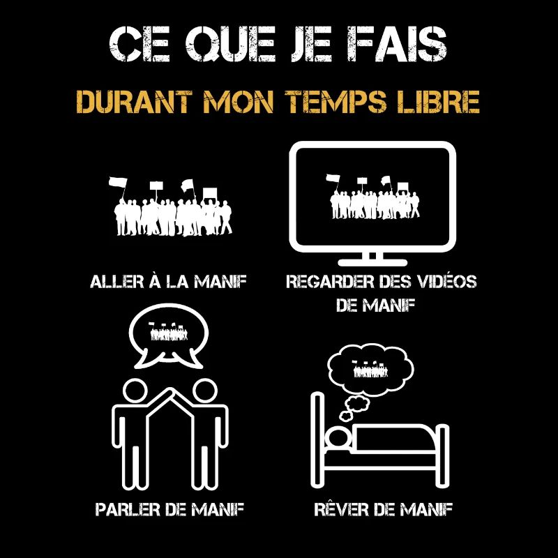 manif temps libre humour