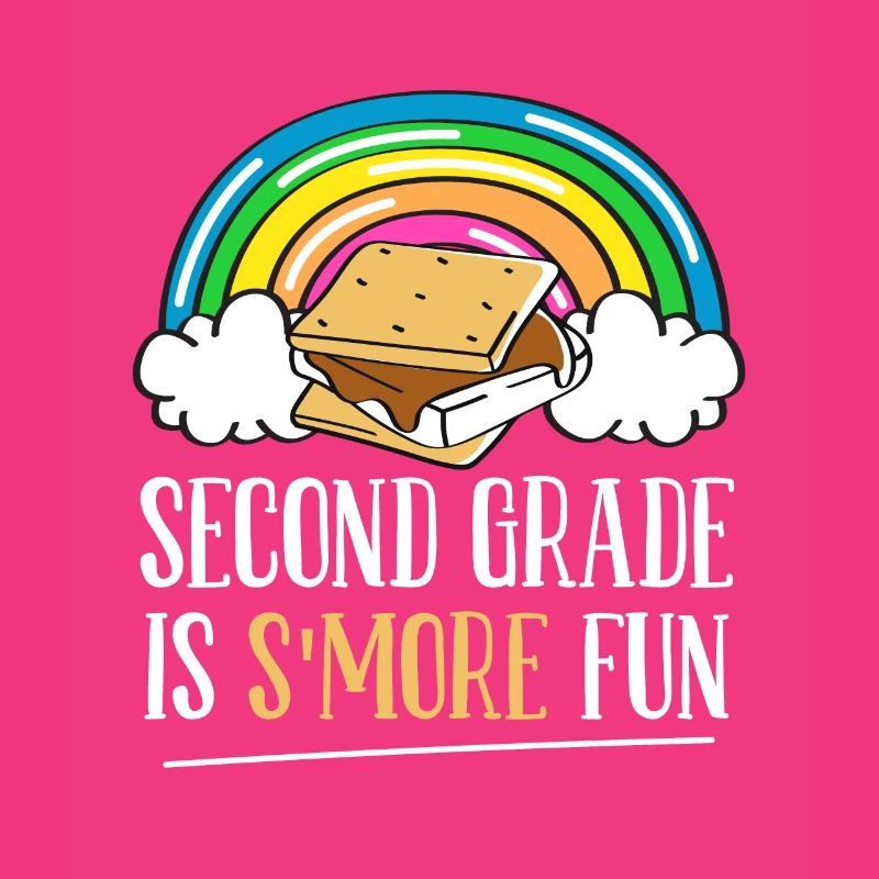 Camping Enfants Rainbow Marshmallow Second Grade S S