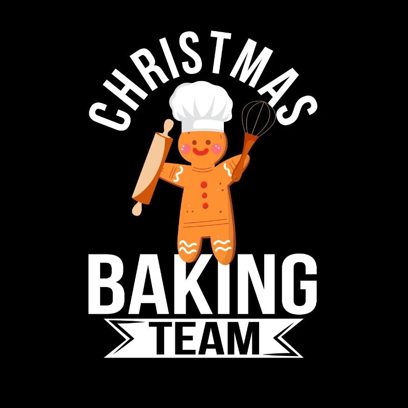 Christmas Bakery Team Funny Gingerbread Man