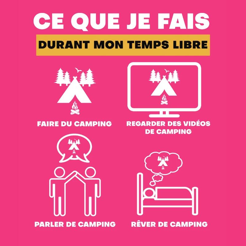 camping durant temps libre