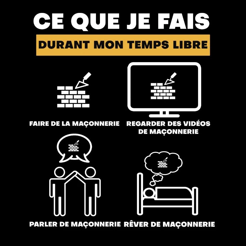 maçonnerie durant temps libre