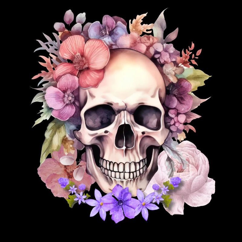 Blumen Skull