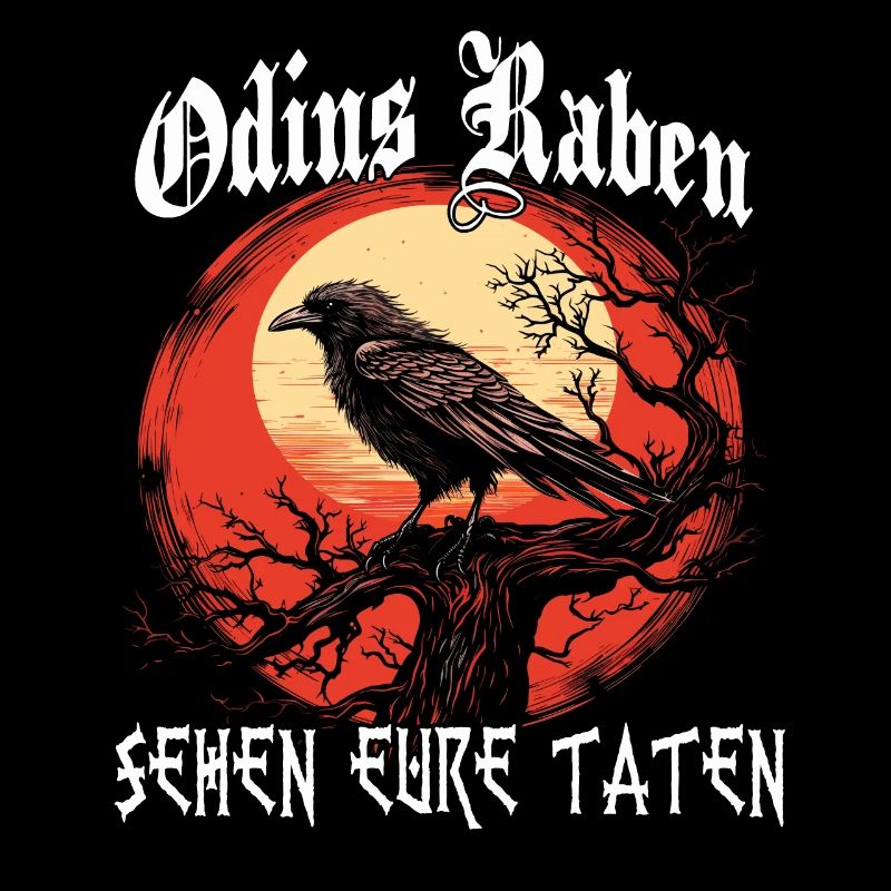 Blutrabe Legende | Wikinger Geschenk | Odins Raben