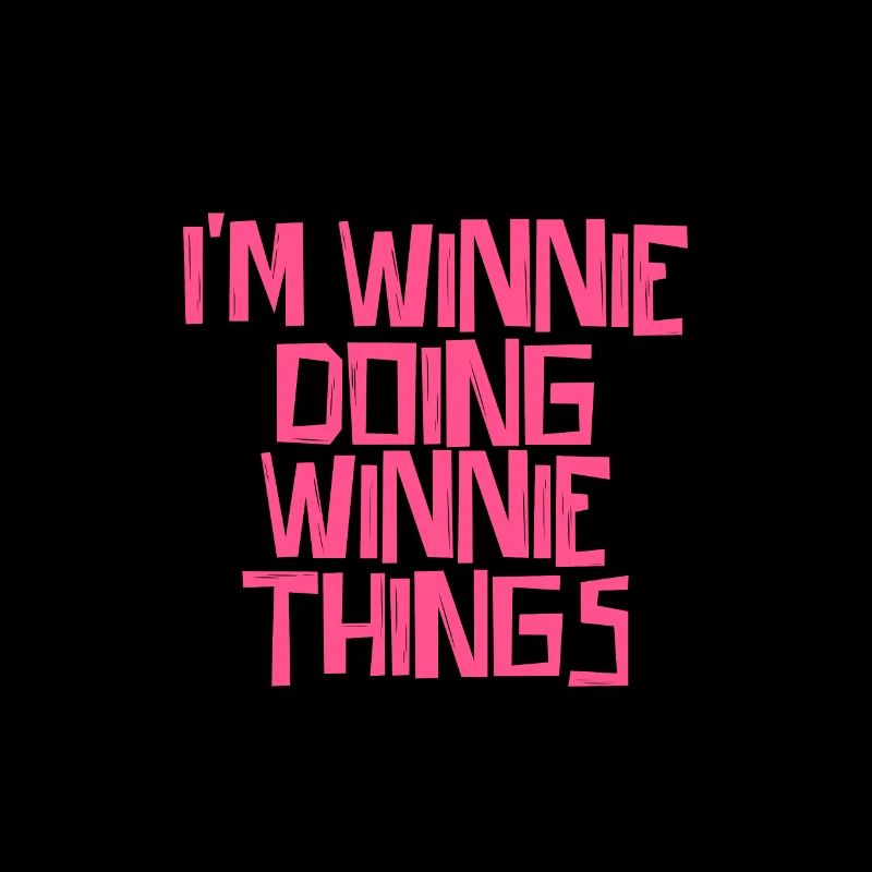 I'm Winnie doing Winnie things