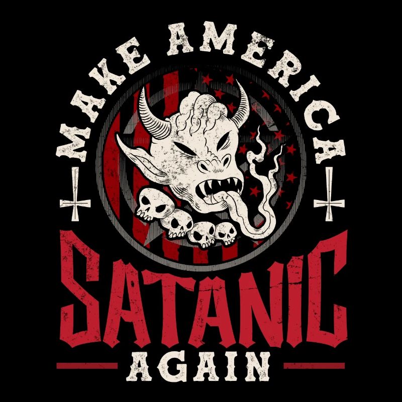 Satan Make America Satanic Again Occult