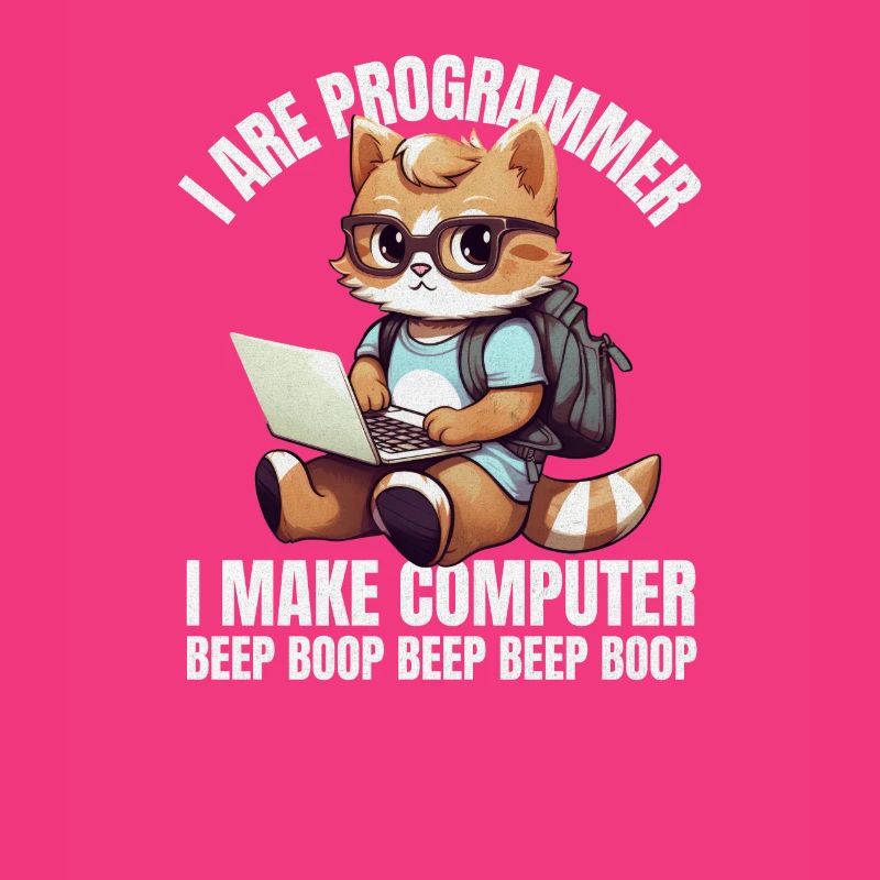 Ich bin Programmierer. Ich mache Computer Beep