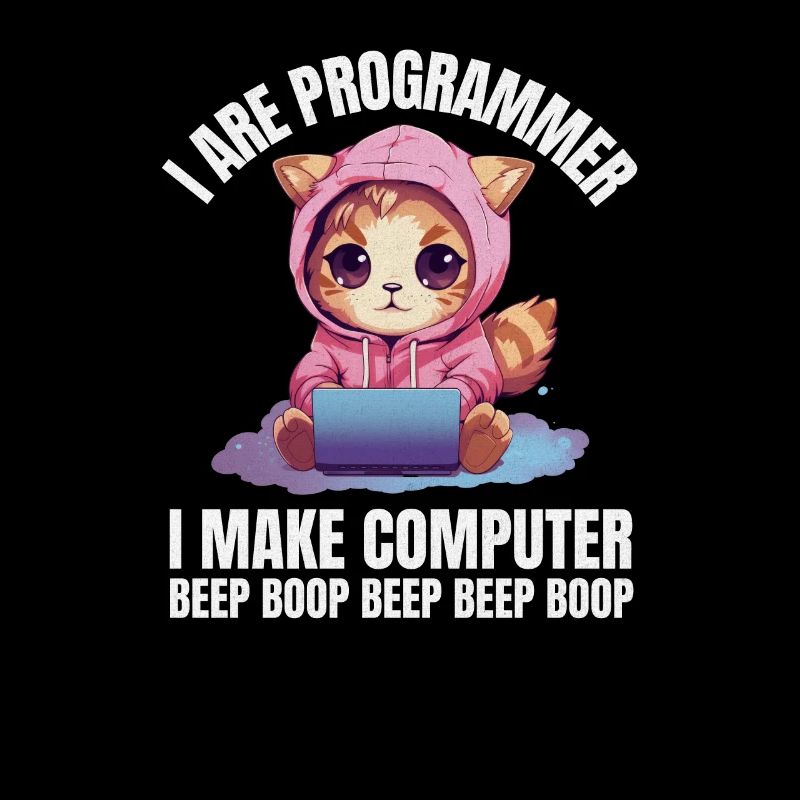 Ich bin Programmierer. Ich mache Computer Beep