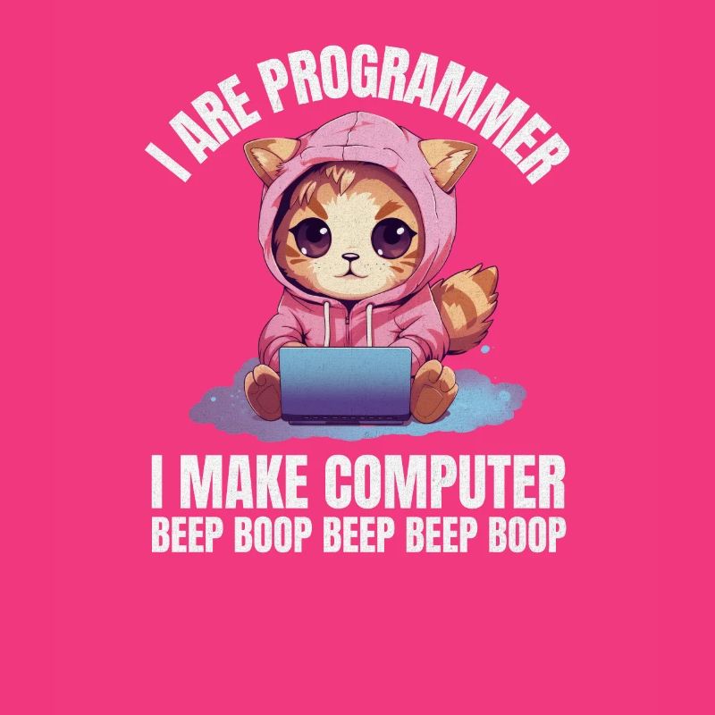 Ich bin Programmierer. Ich mache Computer Beep