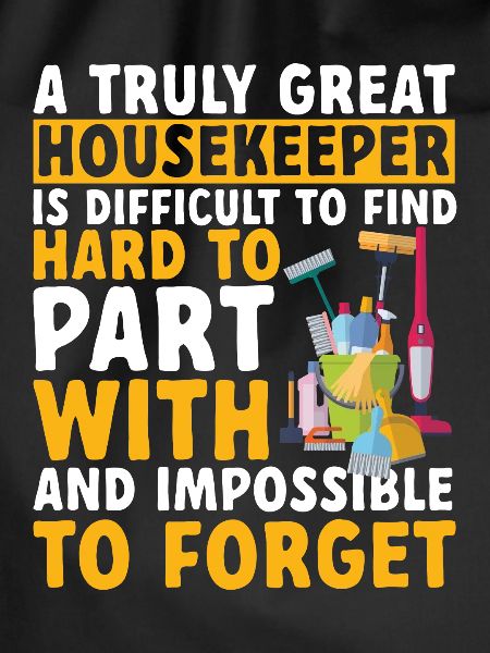Domestic help, cleaner, housekeeper