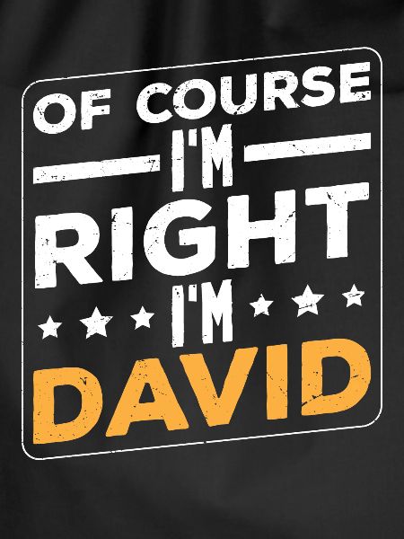 Ich bin David