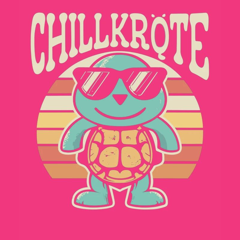 Relaxte Schildkröte Chillkröte