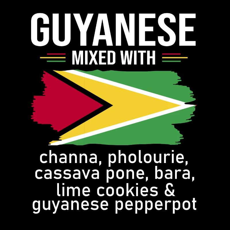 Guyana Flag Guyanais Guyanais