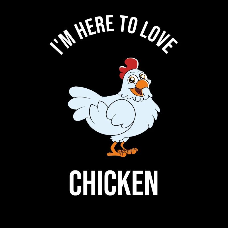 Lustiger Hühner Spruch Huhn