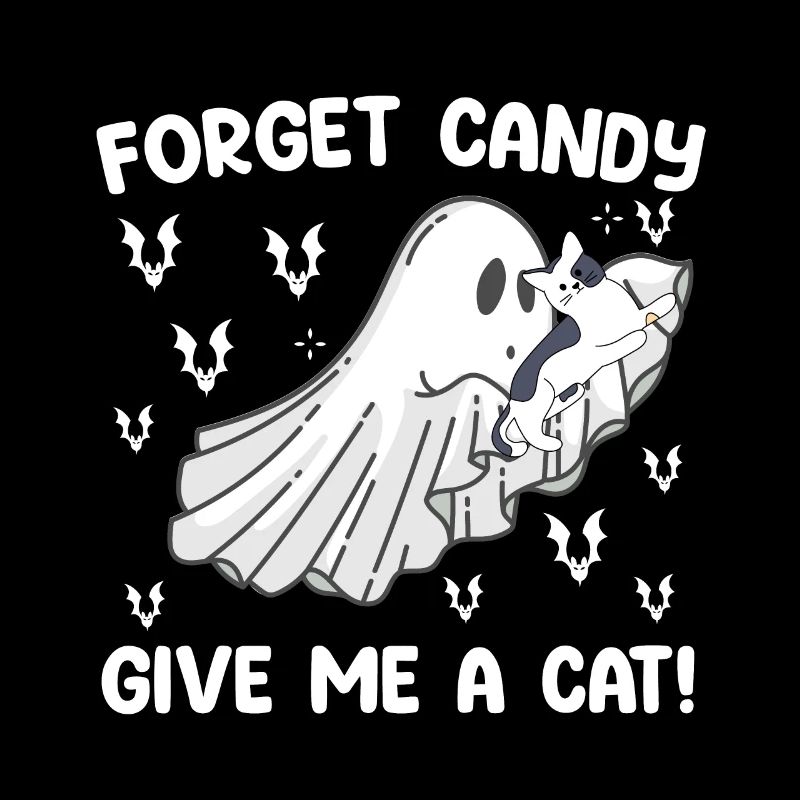 Forget Candy Give Me A Cat Halloween
