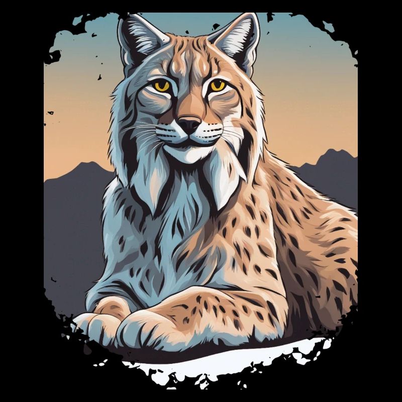 Luchs Bergpanorama