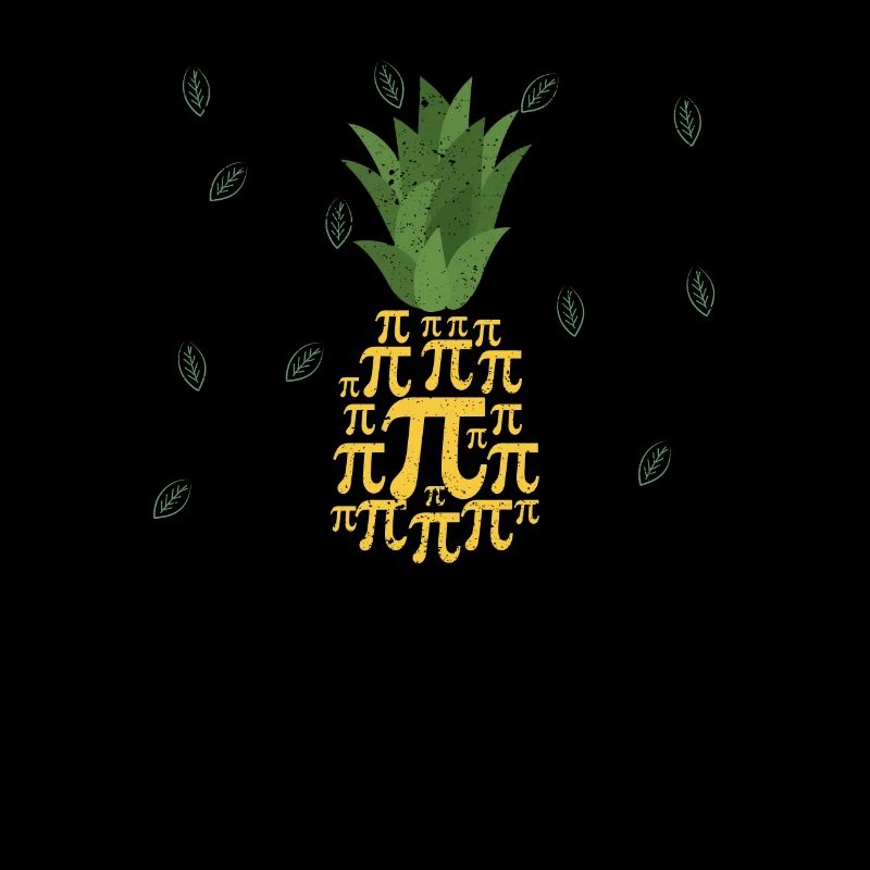 Happy Pi Day Cute Cake Pineapple 3.14 Funny