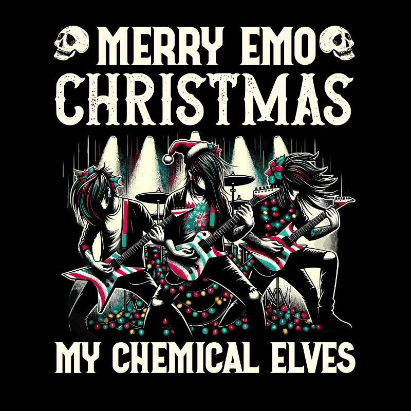 Joyeux Emo Noël Mes Elfes Chimiques Emocore