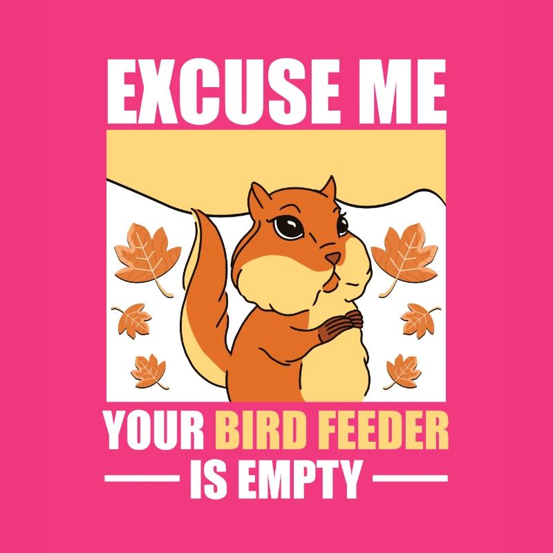 Chipmunk Excuse Me Your Bird Feeder Is Empty Fores