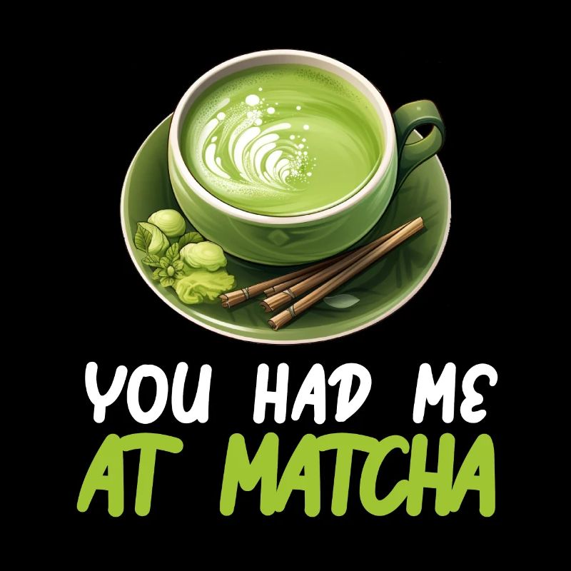Matcha Tea Latte Lover Pour Thé Vert Matcha Drôle