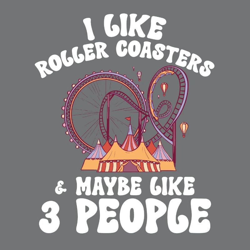 Achterbahn Rollercoaster Freizeitpark