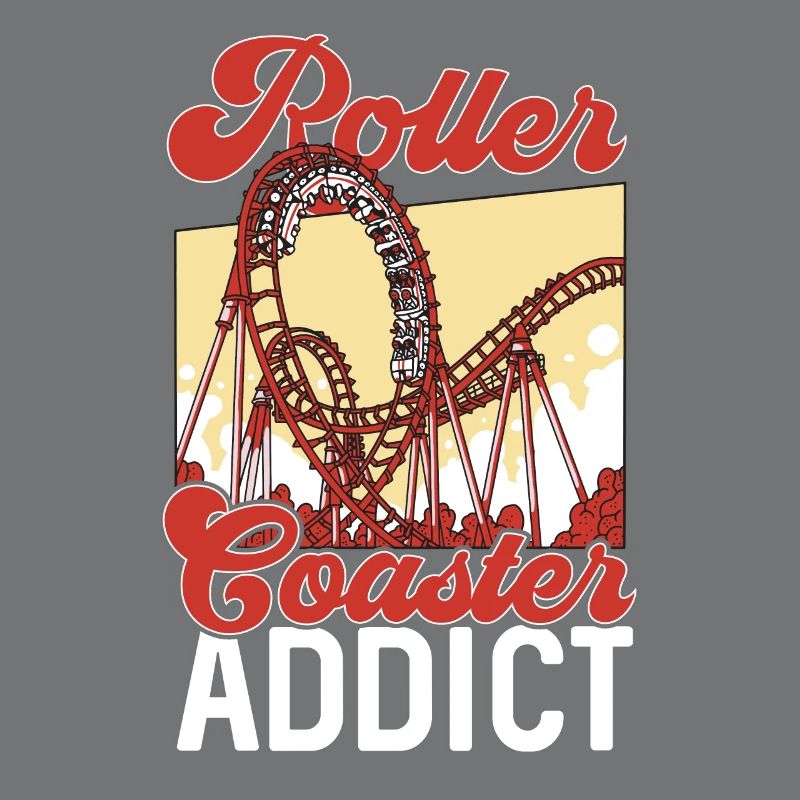 Achterbahn Rollercoaster Freizeitpark