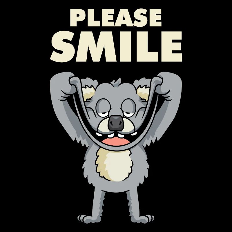 Koala Bear Funny Just Smile