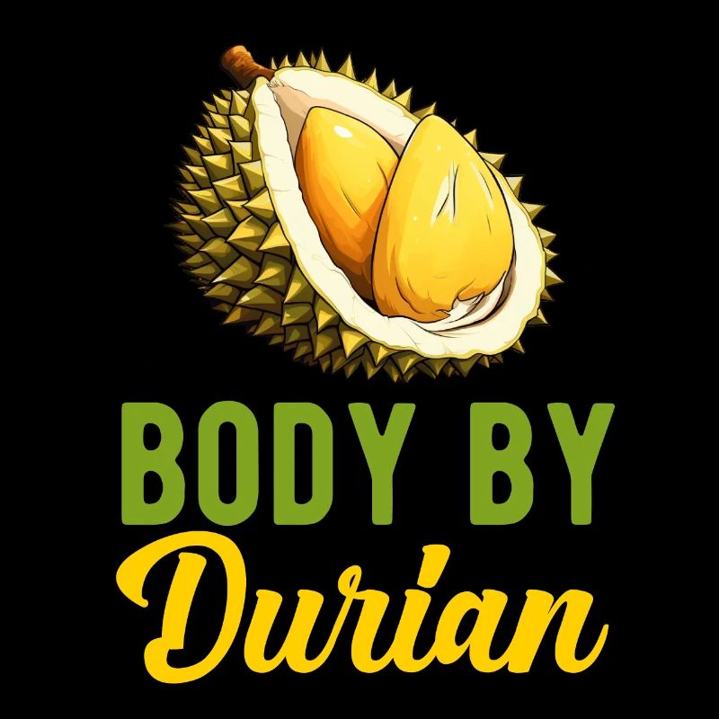 Durian Fruit Lover Funny Durio Zibethinus Men
