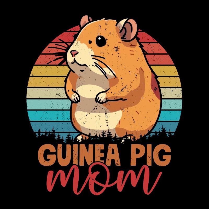 Cochon d’Inde Maman Rongeur Cochons d’Inde Cavy Amant