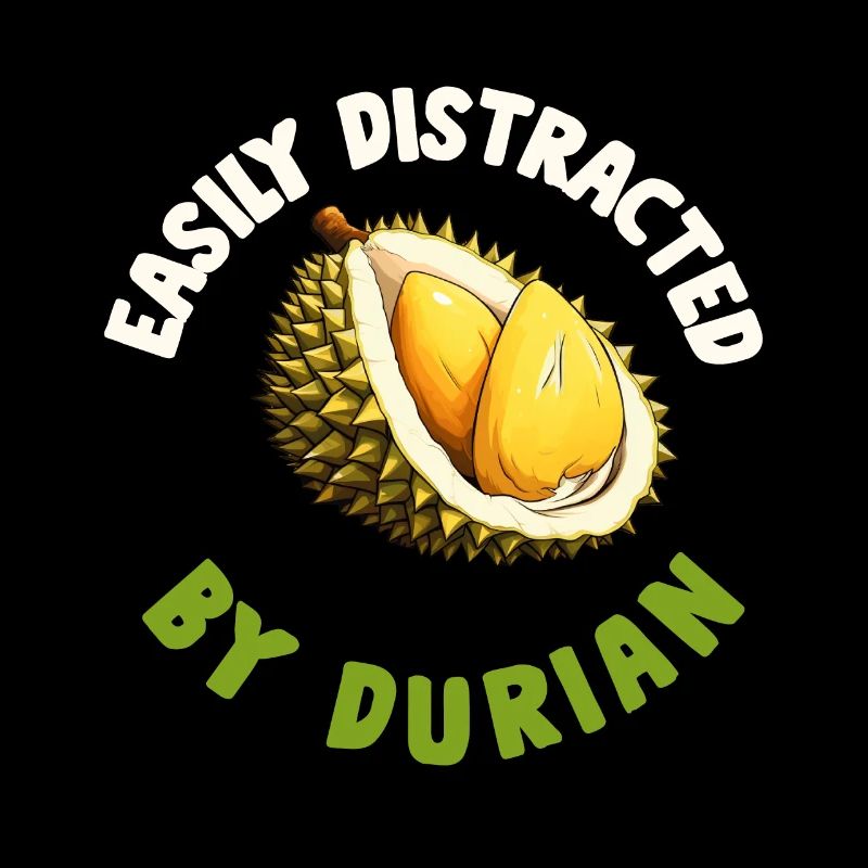 Durian Fruit Lover Funny Durio Zibethinus Men