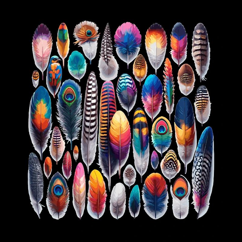 Colorful Feather Collection
