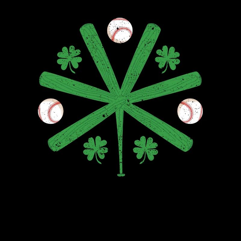 Drôle de batte de baseball Shamrock Shamrock