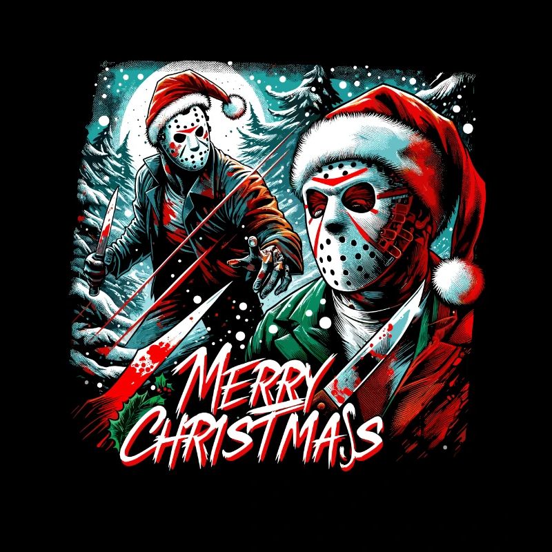 Joyeux Noël Festif Slasher Candy Cane Menace
