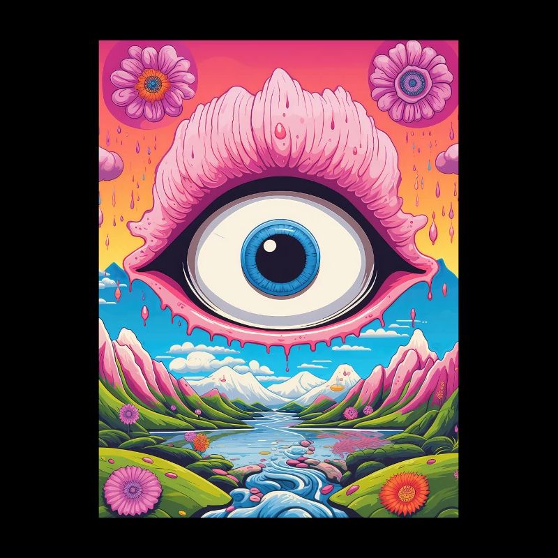 Psychedelic Abstract LSD Hippie Trippy Wandering