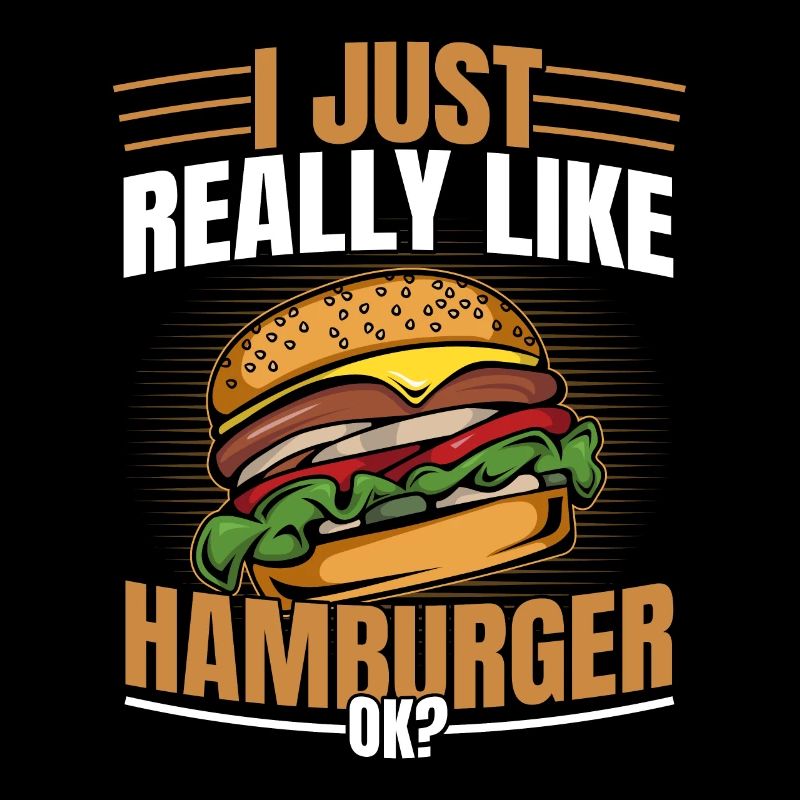 J’aime vraiment le hamburger, d’accord ? Petits pains à la viande Nourriture B