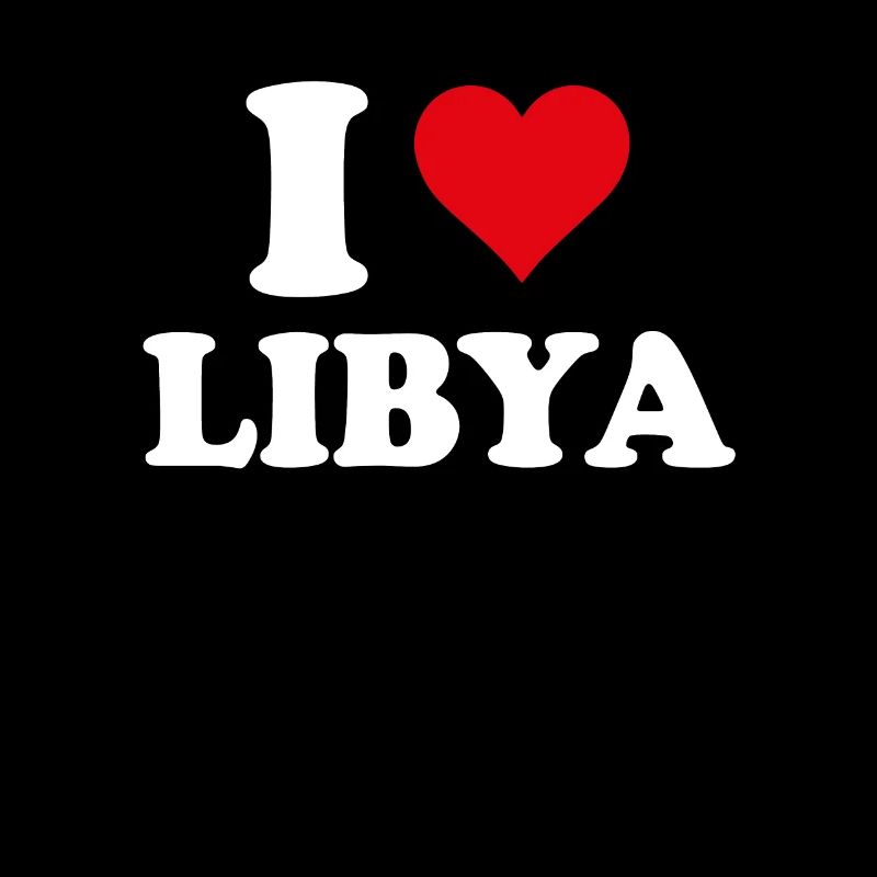 I Love Libye Coeur Cadeau Libyen Libyenne