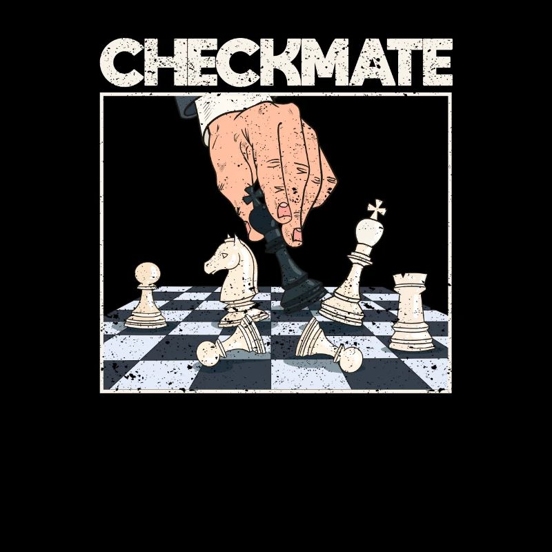 Échec et mat Drôle Échecs Maître Thématique