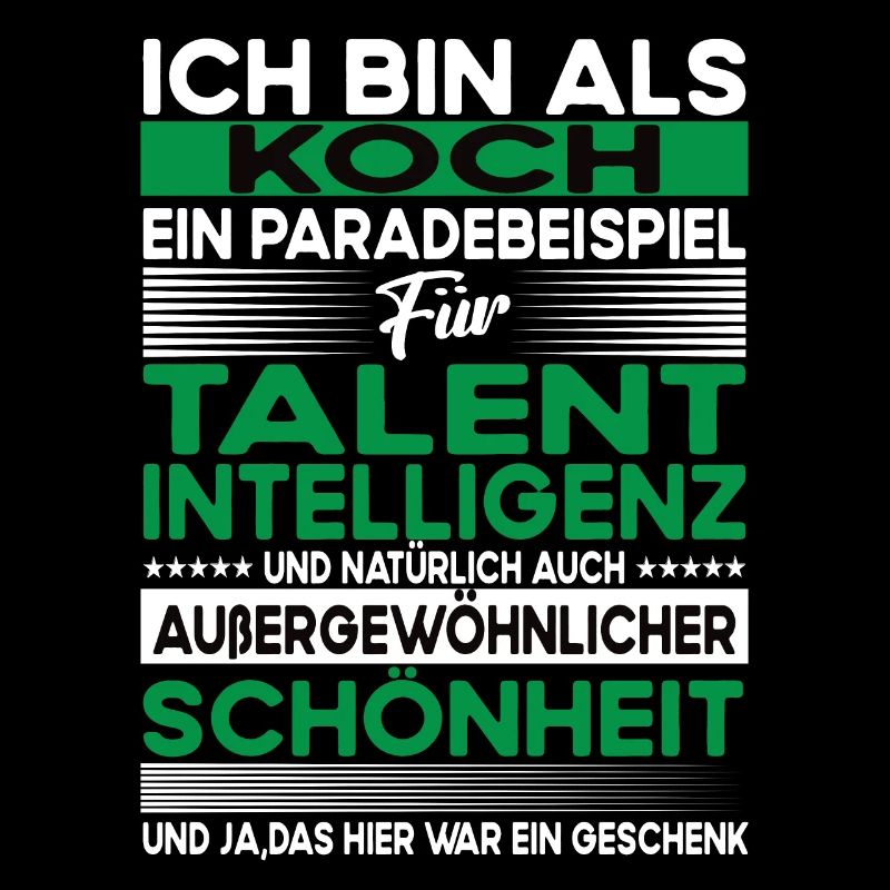 Koch Bescheiden - Lustiger Spruch